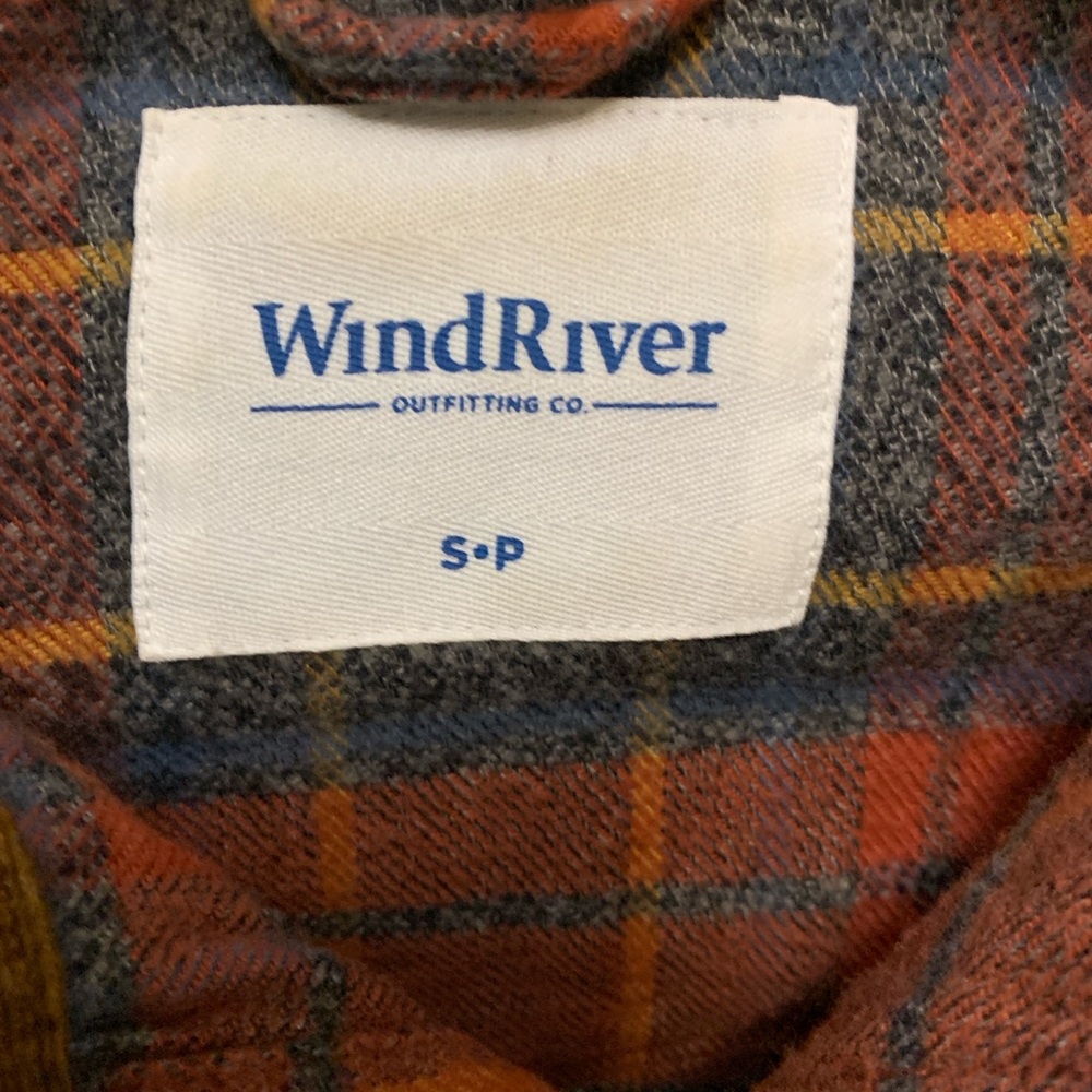 WIND RIVER Cotton Plaid Button-Up Shacket/Shirt - Picture 9 of 9